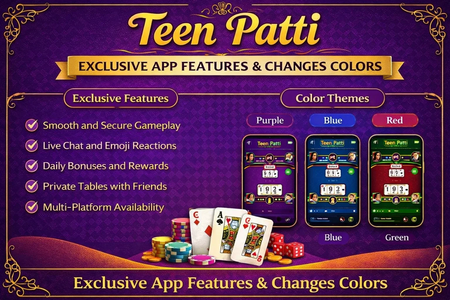 Teen Patti App Features